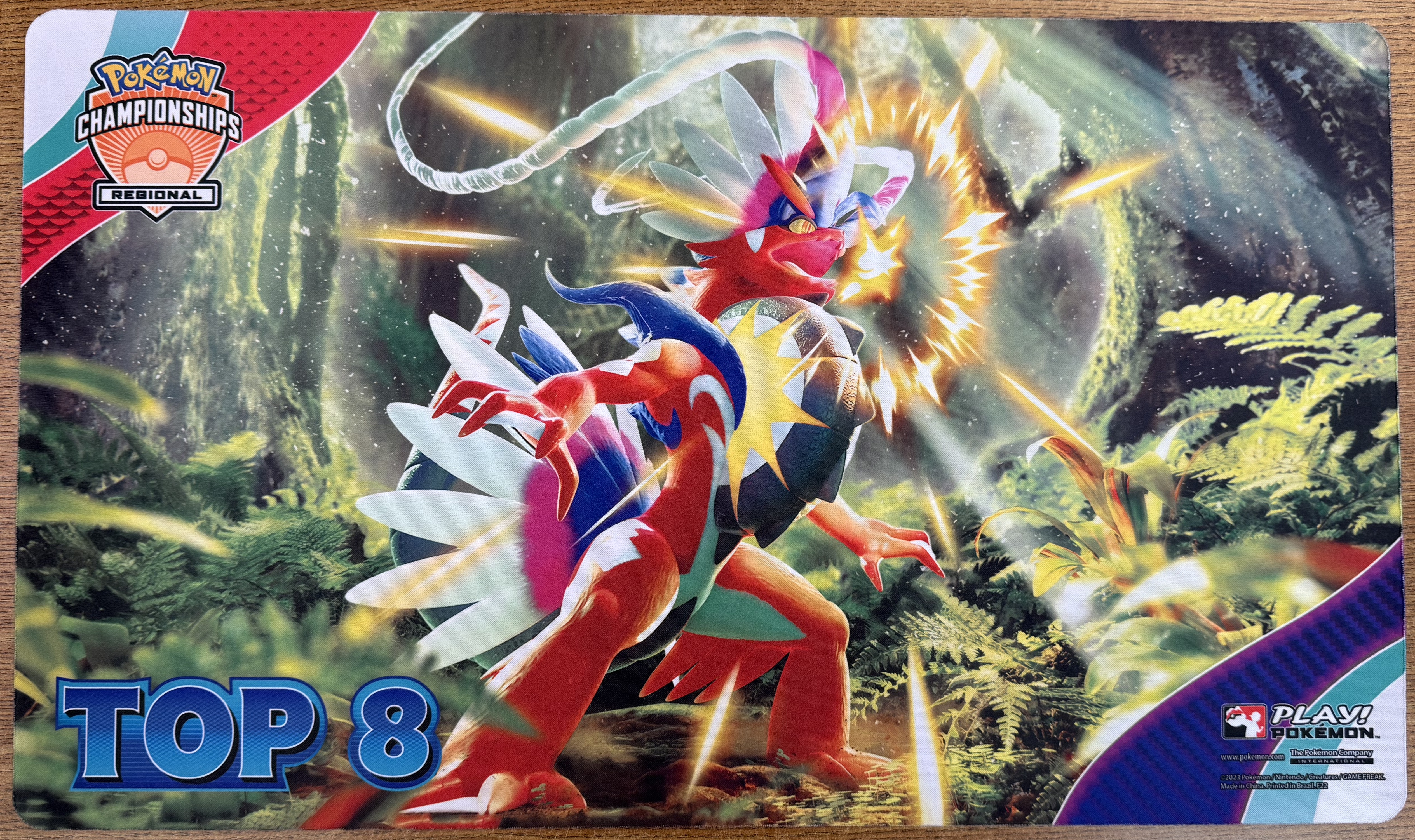 Koraidon Top 8 Playmat